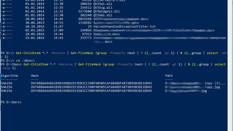 Powershell console